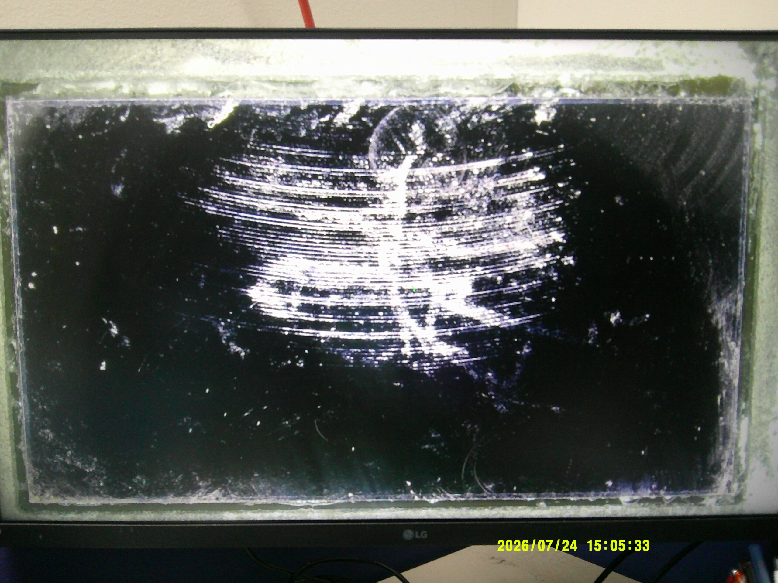 PS5 APU with visible physical deterioration documented during a Replay ElectronX inspection