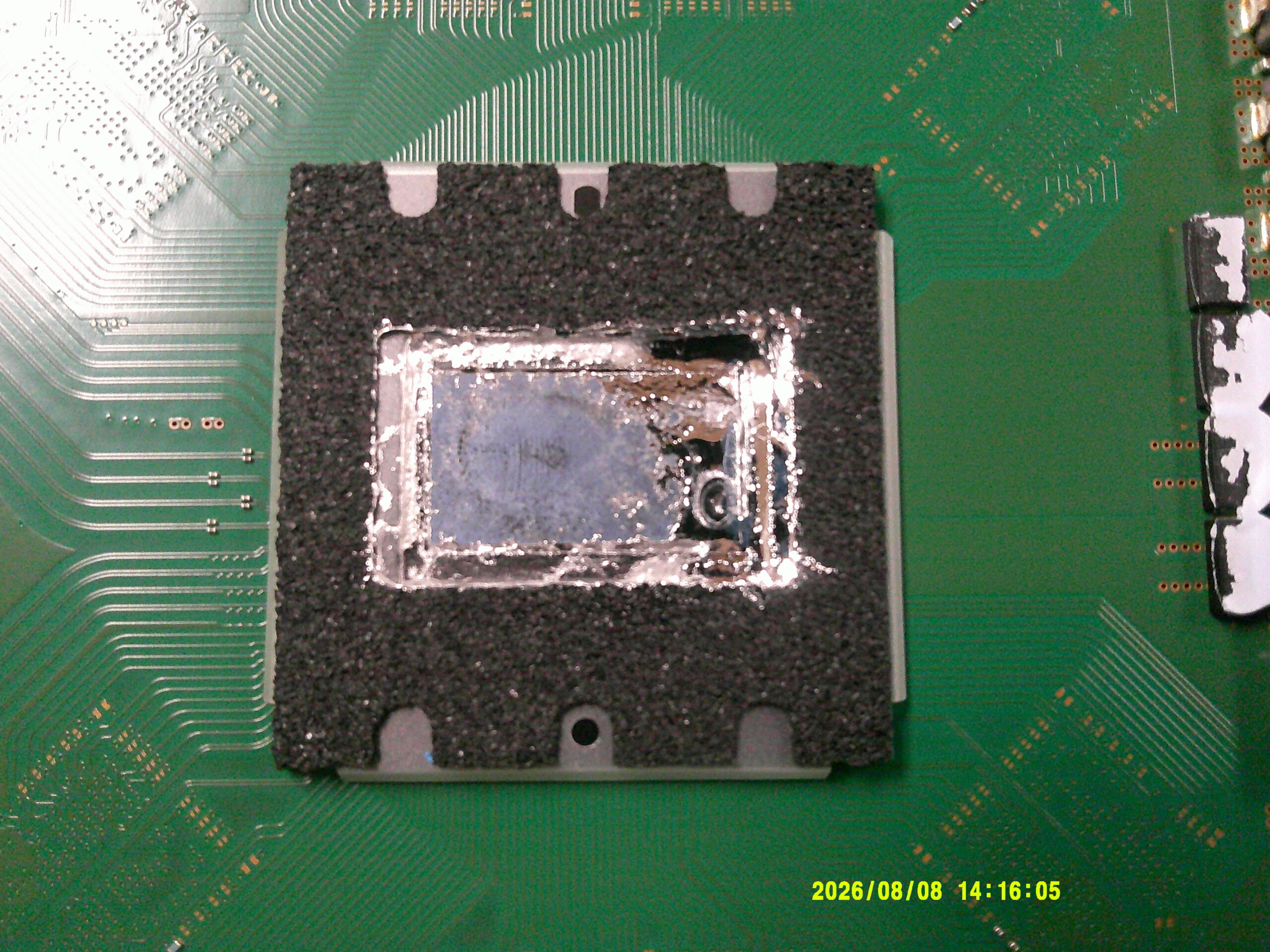 PS5 APU thermal interface condition found during inspection at Replay ElectronX